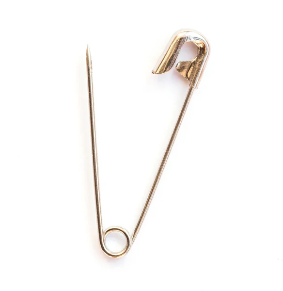 Safety metallic pin — Stock Photo, Image