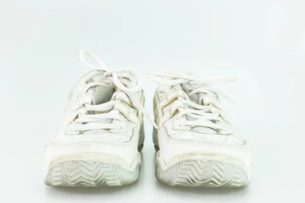 Zapatos viejos blancos — Foto de Stock