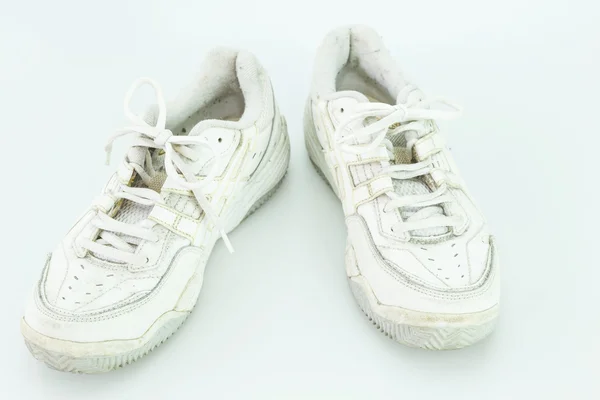 Beyaz eski Ayakkabı — Stok fotoğraf