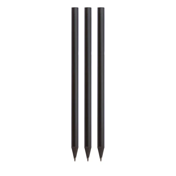 Gruppo di matite nere — Foto Stock