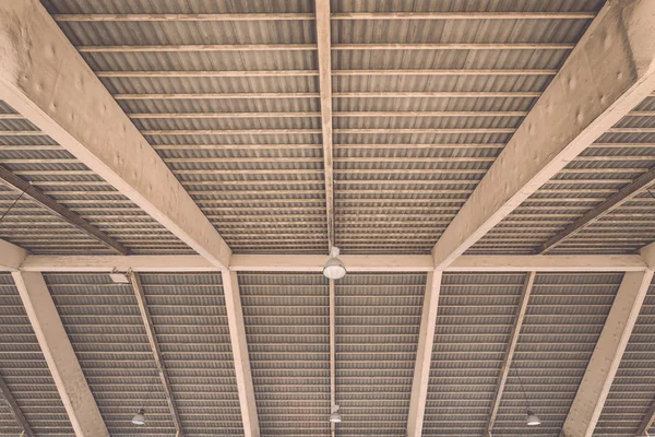 Roof structure in public market — Stock Photo, Image
