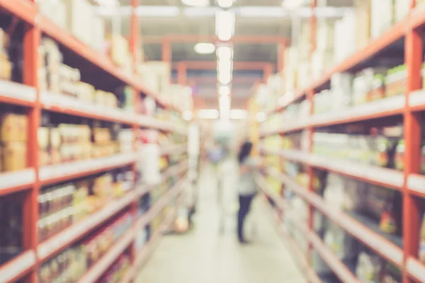 Clienti shopping in Supermercato — Foto Stock