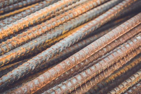 Dirty steel rods — Stock Photo, Image