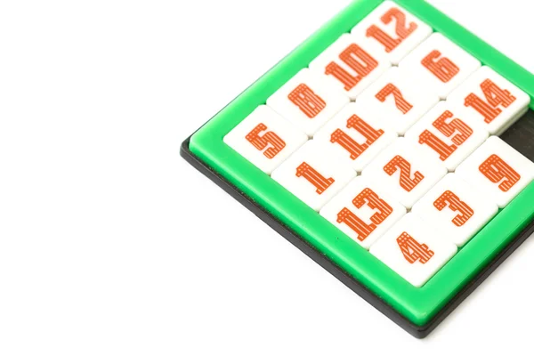 Число слайдер головоломки — стокове фото