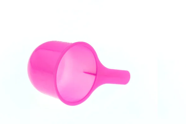 Empty pink spoon — Stock Photo, Image