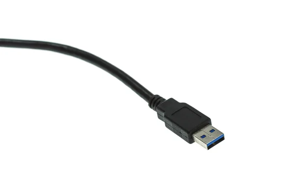 Black USB cable — Stock Photo, Image