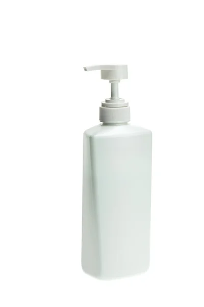 Witte plastic fles — Stockfoto