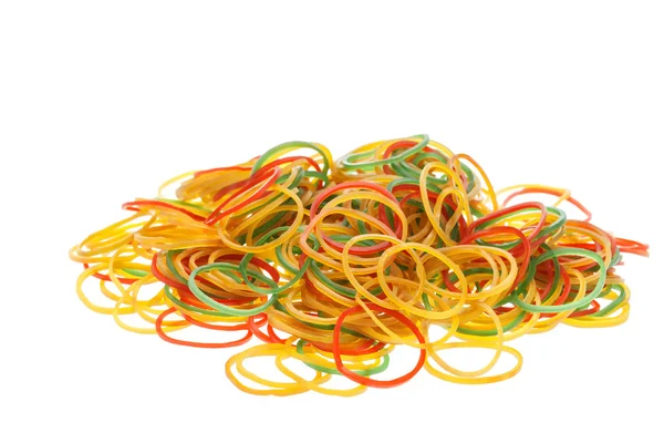 Anéis de borracha coloridos — Fotografia de Stock