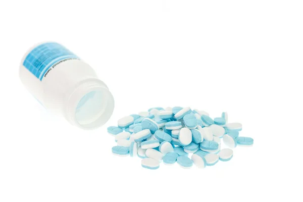 Bottle with medicine pills — Stock Photo, Image