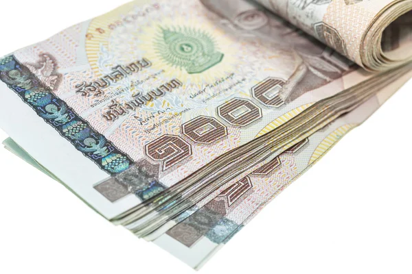 Banknoty pieniądze tajski — Zdjęcie stockowe