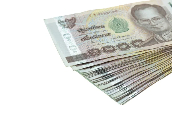 Thailändska pengar sedlar — Stockfoto