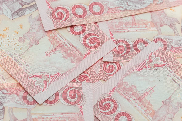 Notas de moeda tailandesas — Fotografia de Stock