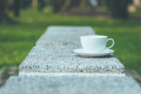 Tazza di caffè bianco — Foto Stock