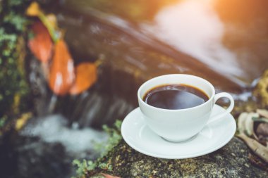 Bahçe Beyaz kahve Kupası