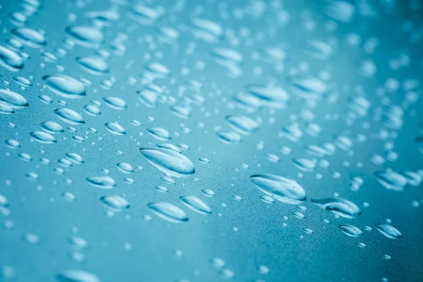 Gotas de agua en el coche — Foto de Stock