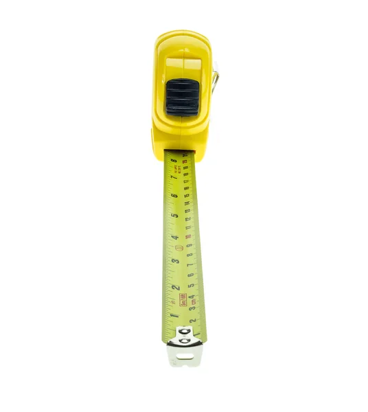 Yeni sarı bant ölçme — Stok fotoğraf