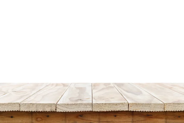 Верх дерев'яного столу — стокове фото