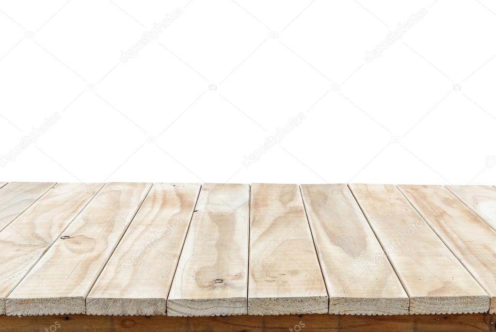 top of wooden table
