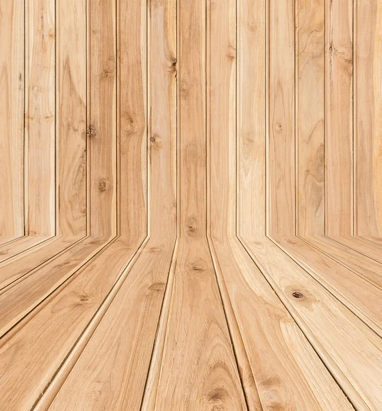 Pared de madera de teca — Foto de Stock