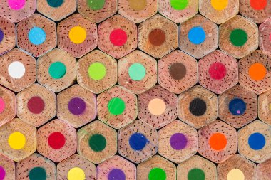 Desen renkli kalemler doku ve arka plan