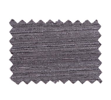 Örnek renk kumaş üzerinde beyaz izole parçası