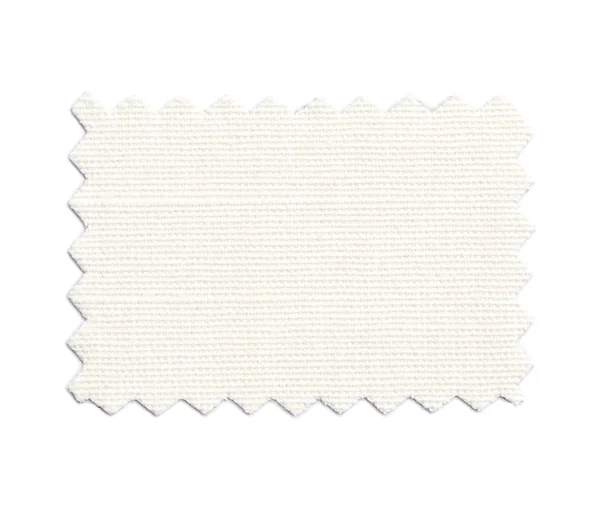 Pedaço de tecido de cor de amostra isolado em branco — Fotografia de Stock