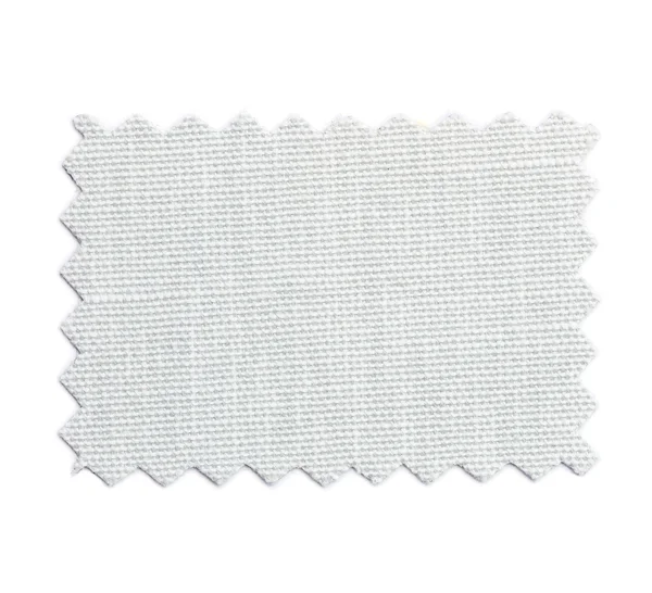 Кусок ткани цвета образца изолирован на белом — стоковое фото