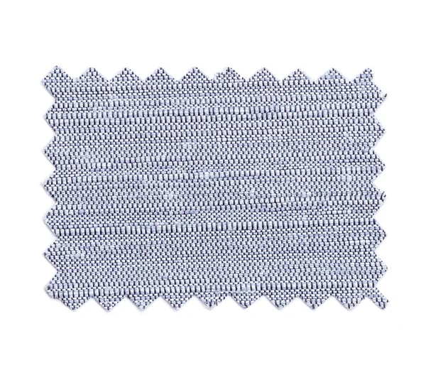 Кусок ткани цвета образца изолирован на белом — стоковое фото