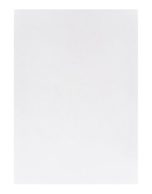 White empty A4 paper isolated on white clipart
