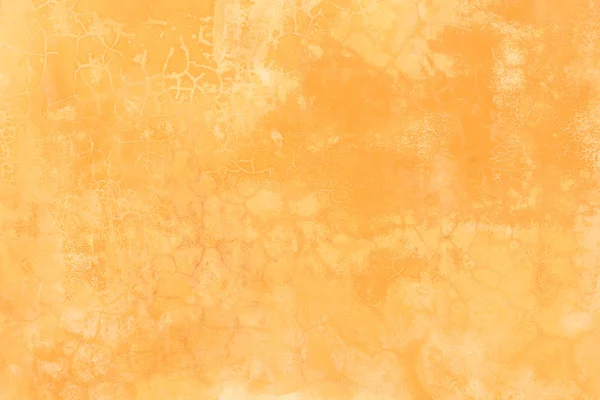 Abstracte oude oranje cement muur met spleet textuur — Stockfoto
