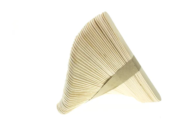 Pacchetto di bastone di legno isolato su sfondo bianco — Foto Stock