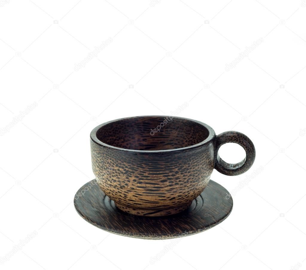 Brown Wooden Coffee Cup Made From Palm Wood Isolated On White Ba Stock Photo Image By C Phanuwatnandee Brown Wooden Coffee Cup Made From Palm Wood Isolated On White Ba Stock Photo Image By C Phanuwatnandee