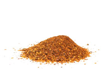 Tay kırmızı biber beyaz izole 