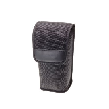 Yeni siyah speedlight flaş servis talebi üzerine beyaz izole