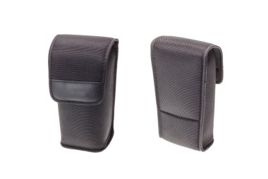 Yeni siyah speedlight flaş servis talebi üzerine beyaz izole