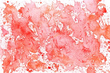 Soyut kırmızı suluboya arkaplanı.