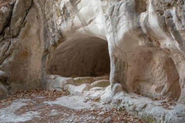Bet She 'arim' deki yalnız lahitin mağarası Kiryat Tivon, İsrail