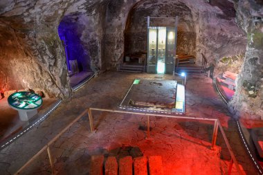 Bet She 'arim' deki Müze Mağarası Kiryat Tivon, İsrail.