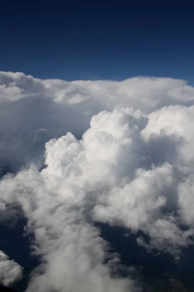 Clouds Seen Airplane Window — Stock Photo, Image