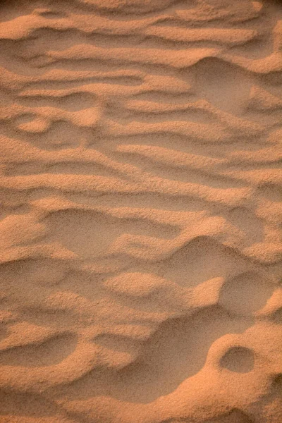 Sable Formations Ondulatoires Coucher Soleil — Photo