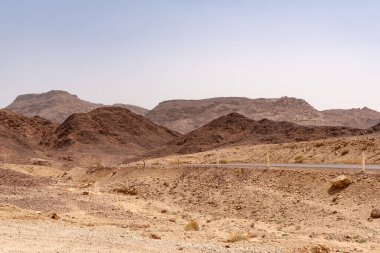 Güzel, nefes kesici ve İsrail 'in güneyindeki Eilat yakınlarındaki Timna parkı..