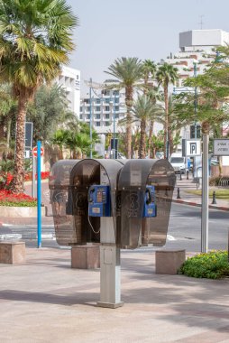  İsrail Bezek telefon kulübesi Eilat, İsrail 'de 4 telefon