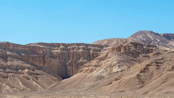 Чудовий Краєвид Пустелі Негев Півдні Ізраїлю — стокове фото