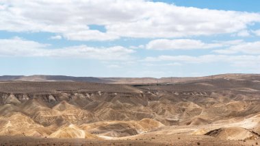 Güney İsrail 'deki Negev Çölü' nün güzel manzarası 