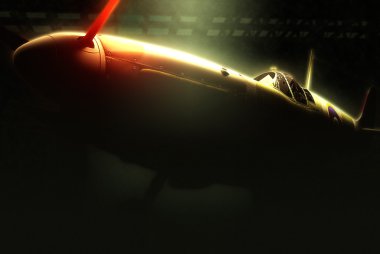 Supermarine Spitfire Mk.V - 3 boyutlu modellenmiş