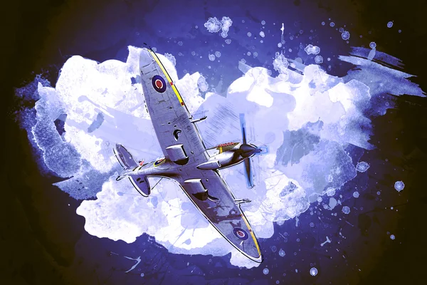 Spitfire supermarino — Foto de Stock