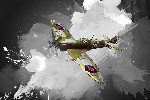Supermarine Spitfire Stok Resim