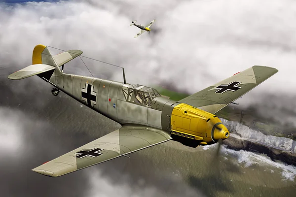 Messerschmitt Bf 109 — Foto de Stock