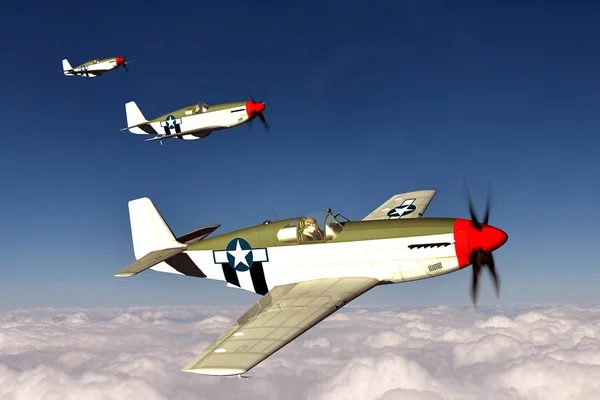 P-51b — Foto de Stock