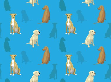 Köpek Duvar Kağıdı 24 Çizgifilm Kusursuz Desen